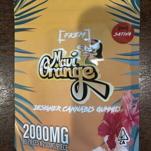 [FKEM] 2000mg. Designer Cannabis Gummies. 'Maui Orange'