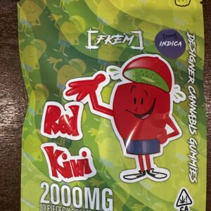 [FKEM] Designer Cannabis Gummies  'Red Kiwi' Indica